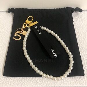 Chanel charm keychain